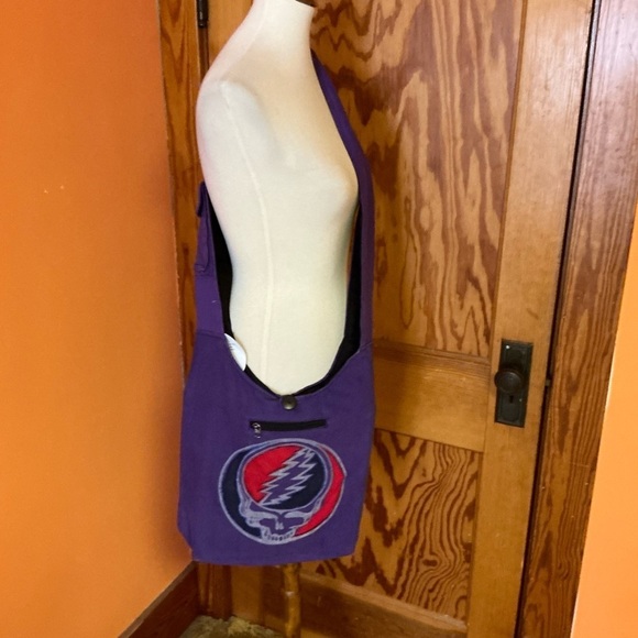 Grateful Dead Purple Stealie Hobo Bag - Picture 3 of 13